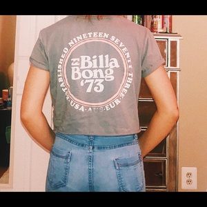 Soft billabong cropped tee